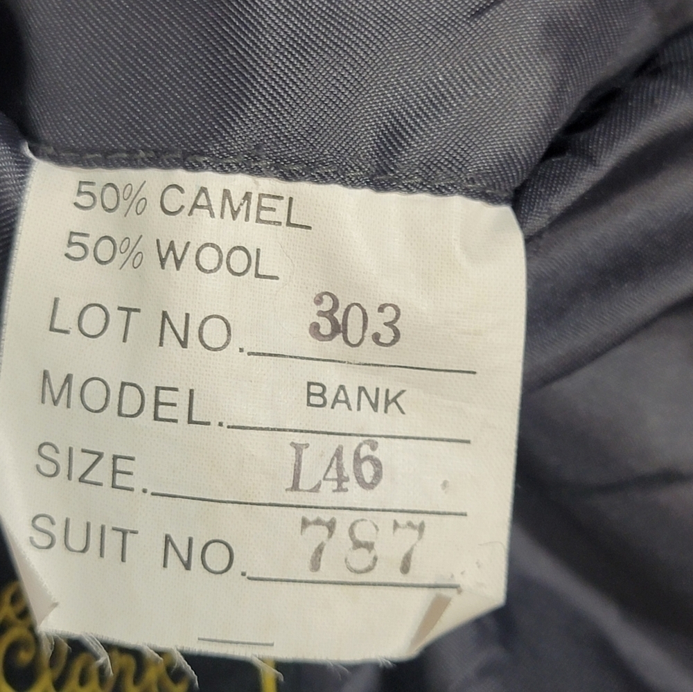 Vintage Foreman And Clark Mens 46L 50% Camal 50% Wool Suit Jacket/Blazer - Picture 4 of 11
